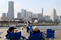 2009.04.05 22:01  はなふう "昨日、みなとみらいランニングの夢が叶いました♪うっふふん♪楽しかったです。大桟橋で休憩中"