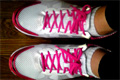 michi.co。最近買い替えたNIKEのRunningShoes。足が大きいのでレディースがはけなくて。なかなか可愛いShoesに出会えなかったのですが…。出会ってしまいました。一目惚れ。履き心地もよかったので即決